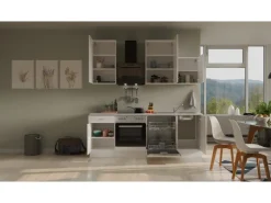 Best Flex-Well Classic Küchenzeile Wito 220 cm Weiß