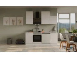 Best Flex-Well Classic Küchenzeile Wito 220 cm Weiß