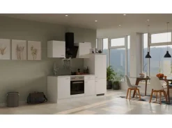 Outlet Flex-Well Classic Küchenzeile Wito 220 cm Weiß