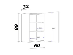 Sale Küchenzeile Wito 280 cm Weiß Winkelküchen|Einbauküchen