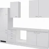 Flex-Well Classic Einbauküchen<Küchenzeile Wito 270 cm ohne E-Geräte Weiß