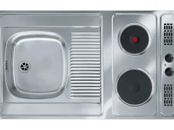 New Flex-Well Classic Miniküche Wito 100 cm mit Pantryauflage Weiß