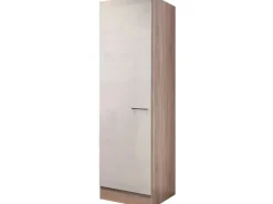 Flex-Well Exclusiv Küchenschränke<Geschirrschrank Orlando 50cm Kaschmir Glanz-Sonoma Eiche