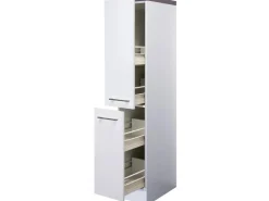 Hot Flex-Well Exclusiv Küchen-Apothekerschrank Joelina 30 cm Weiß