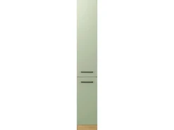 Best Küchenapothekerhochschrank Cara 30cm Schilfgrün-Artisan Eiche Küchenschränke