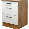 Sale Küchen-Auszugsunterschrank Vintea 60cm Magnolie-Lancelot Oak Küchenschränke