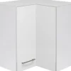 Clearance Flex-Well Exclusiv Küchen-Eck-Hängeschrank Joelina 60 x 60 cm Weiß