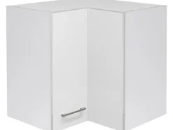 Clearance Flex-Well Exclusiv Küchen-Eck-Hängeschrank Joelina 60 x 60 cm Weiß