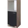 Outlet Küchen-Geräteumbauschr. Lara 60cm Anthra.-San Remo Eiche Kühlschränke|Küchenschränke