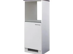 Outlet Küchen-Geräteumbauschrank Joelina 60 cm Weiß Küchenschränke
