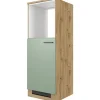 Best Küchen-Geräteschrank Cara 60cm (H169cm) Schilfgrün-Artisan Küchenschränke