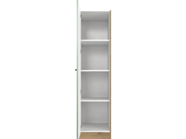 Discount Flex-Well Exclusiv Küchen-Geschirrschr. Cara 50cm Schilfgrün-Artisan Eiche
