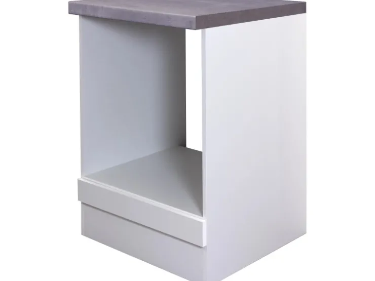 Flex-Well Exclusiv Küchenschränke<Küchen-Herdumbauschrank Joelina 60 cm Weiß
