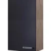 Flex-Well Exclusiv Küchenschränke<Küchen-Hängeschrank Lara 50x89cm Anthrazit-San Remo Eiche