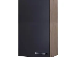 Flex-Well Exclusiv Küchenschränke<Küchen-Hängeschrank Lara 50x89cm Anthrazit-San Remo Eiche