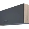 Küchen-Kurz-Oberschrank Morean 100x32cm Basaltgrau-San Remo Küchenschränke