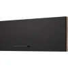 Best Flex-Well Exclusiv Küchen-Kurz-Oberschrank Capri 100x32cm Schwarz-Endgrain Oak