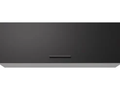 Best Flex-Well Exclusiv Küchen-Kurz-Oberschrank Capri 100x32cm Schwarz-Endgrain Oak