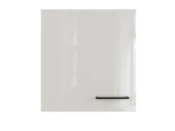 Online Küchen-Oberschrank Lund 50x55cm Lichtgrau glänzend-Rauchgrau Küchenschränke