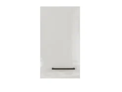 Flex-Well Exclusiv Küchenschränke<Küchen-Oberschrank Lund 30x55cm Lichtgrau glänzend-Rauchgrau