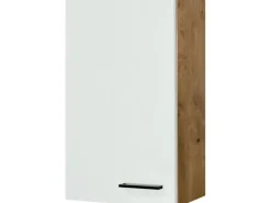 Outlet Küchen-Oberschrank Vintea 50x89cm Magnolie matt-Lancelot Oak Küchenschränke