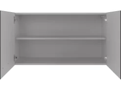 Flex-Well Exclusiv Küchenschränke<Küchen-Oberschrank Capri 100 cm Schwarz Matt-Endgrain Oak