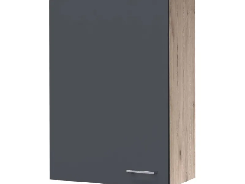 Outlet Küchen-Oberschrank groß Morena 60x89cm Basaltgrau-San Remo Küchenschränke