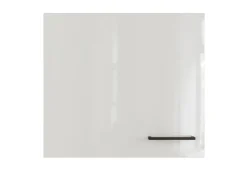 Küchen-Oberschrank Lund 60x55cm Lichtgrau glänzend-Rauchgrau Küchenschränke