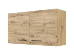 New Küchen-Oberschrank Cara 100 x 55cm Artisan Eiche Nachbildung Küchenschränke