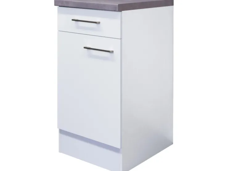 New Flex-Well Exclusiv Küchen-Unterschrank Joelina 40 cm Weiß