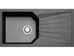 Sale Flex-Well Exclusiv Küchenzeile Lund 270 cm Lichtgrau glänzend-Rauchgrau