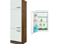Sale Flex-Well Exclusiv Kühlschrank-Einbauschrank Vintea mit Kühlschrank EEK: F