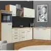 Hot Winkelküche Vintea 280x170 cm Magnolia-Lancelot Oak Winkelküchen|Kühlschränke