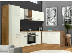 Sale Flex-Well Exclusiv Winkelküche Vintea 280x170 cm Magnolia-Lancelot Oak