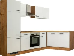 Sale Flex-Well Exclusiv Winkelküche Vintea 280x170 cm Magnolia-Lancelot Oak