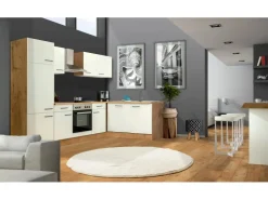 Sale Flex-Well Exclusiv Winkelküche Vintea 280x170 cm Magnolia-Lancelot Oak