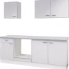 Best Flex-Well Classic Flex-Well Küchenzeile 210 cm ohne E-Geräte Wito Weiß
