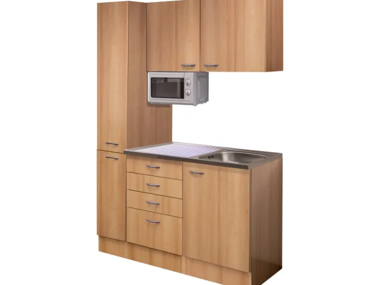 Online Flex-Well Classic Flex-Well Singleküche 130 cm Nano Buche