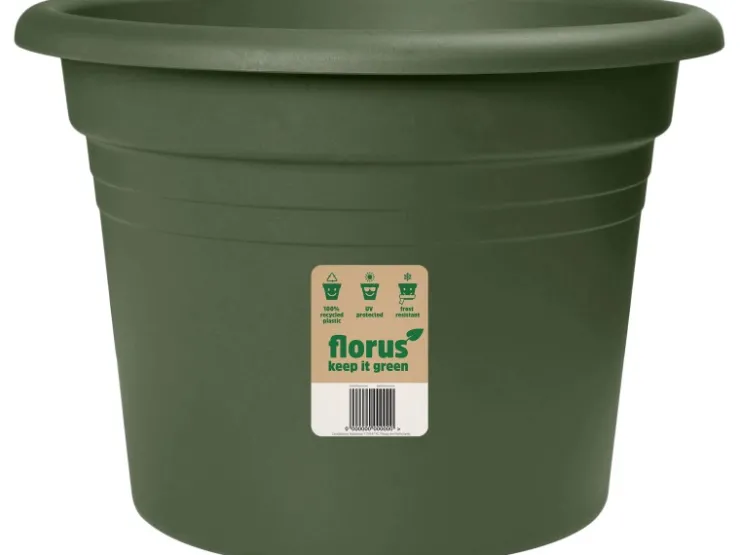 Florus Töpfe<Pflanztopf Mediterran Cilindro Ø 40 cm Grün