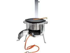 Best Utschak Set MultiFlame mit Kazan 12L Pfanne-Deckel Pfannen