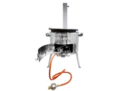 Discount Grillpeter Utschak Set MultiFlame mit18l Kazan und Pfanne-Deckel aus Gusseisen