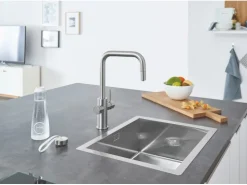 Outlet Grohe Blue Home U-Auslauf Starter Kit Supersteel