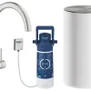 Grohe Einhebelmischer<C-Auslauf Armatur und Boiler Red Duo M-Size Supersteel