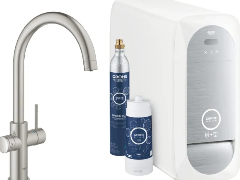 Best C-Auslauf Starter Kit Blue Home Einhebelmischer