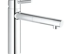 Grohe Einhebelmischer<Concetto Küchenarmatur DN 15 mittelhoch m. Schwenkbereich