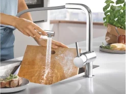 Sale Grohe Einhand-Spültischbatterie Minta Chrom herausziehbarer SpülDusch