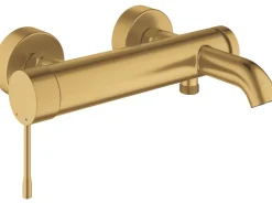 Grohe Einhebelmischer<Einhand-Wannenbatterie Essence Cool Sunrise gebürstet