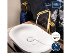 Grohe Einhebelmischer<Einhand-Waschtischbatterie Essence XL-Size Cool Sunrise gebürstet