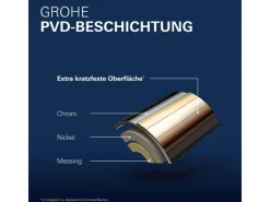 Grohe Einhebelmischer<Einhand-Waschtischbatterie Essence S-Size Cool Sunrise gebürstet