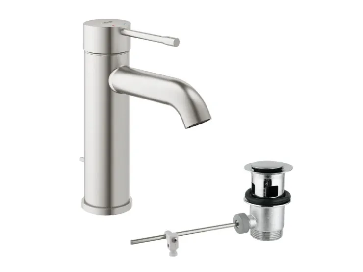Best Grohe Einhand-Waschtischbatterie Essence S-Size Supersteel